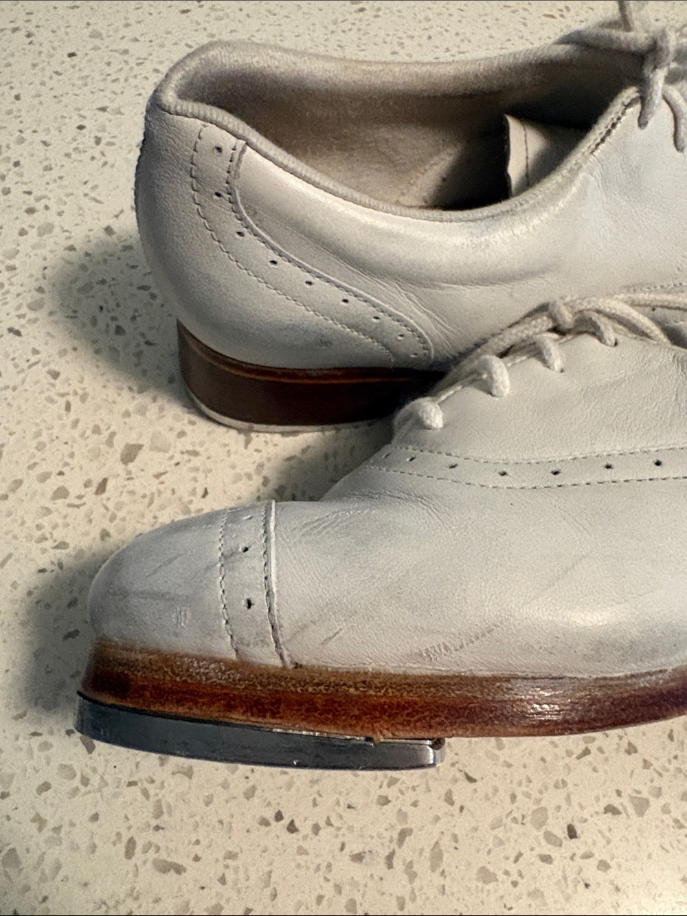 Bloch White J. Sams Tap Shoes - Picture 9 of 10